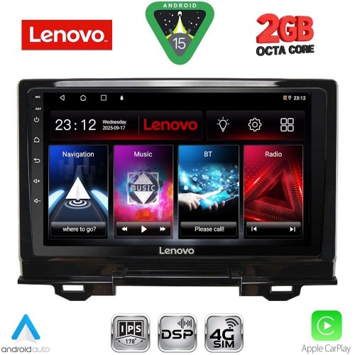 LENOVO LVF 5202_CPA (9inc) MULTIMEDIA TABLET for HONDA HRV mod. 2021-2026