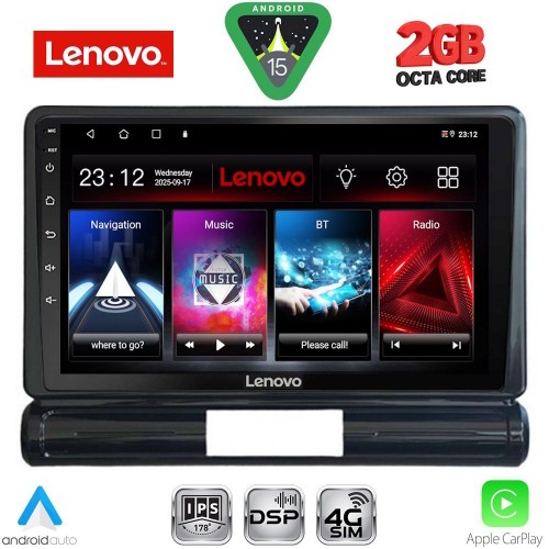 LENOVO LVF 5093L_CPA (9inc) MULTIMEDIA TABLET for CITROEN C3 - DS3 mod. 2016-2024 Low Version