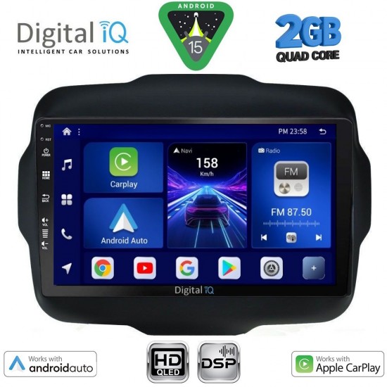 DIGITAL IQ BXC 3290_CPAA (9inc) MULTIMEDIA TABLET for JEEP RENEGADE mod. 2014-2025