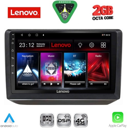 LENOVO LVF 5581_CPA (10inc) MULTIMEDIA TABLET for SKODA FABIA mod. 2008-2014
