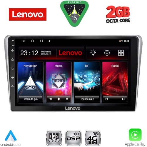 LENOVO LVF 5704SL_CPA (9inc) MULTIMEDIA TABLET for TOYOTA AVENSIS (T25) mod. 2003-2009 (SILVER)