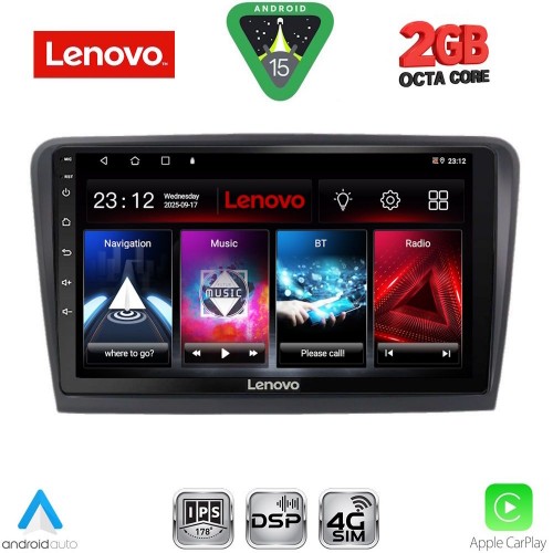 LENOVO LVF 5601_CPA (9inc) MULTIMEDIA TABLET for  SKODA RAPID  mod. 2012-2023