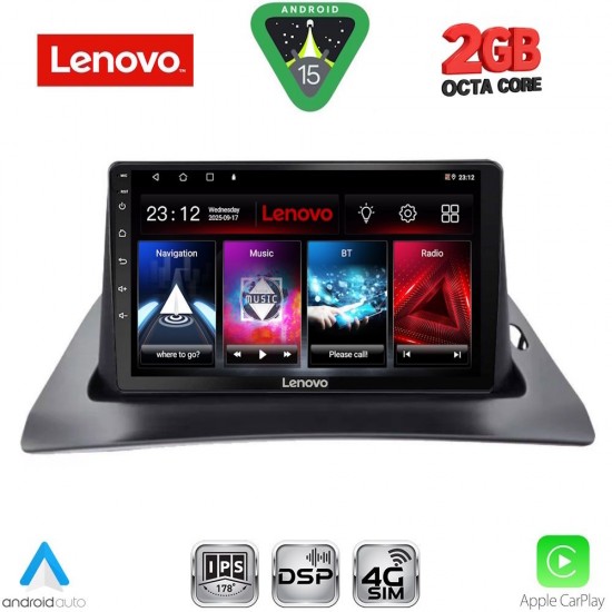 LENOVO LVF 5550_CPA (9inc) MULTIMEDIA TABLET for RENAULT KANGOO mod. 2010-2021