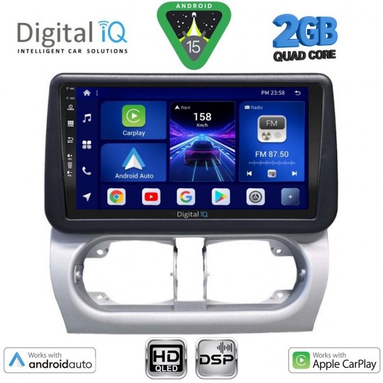 DIGITAL IQ BXC 3500_CPAA (9inc) MULTIMEDIA TABLET for OPEL CORSA C mod 2000-2006 - TIGRA mod. 2004-2009
