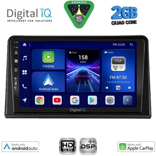 DIGITAL IQ BXC 3548_CPAA (9inc) MULTIMEDIA TABLET for RENAULT EXPRESS mod. 2020-2026