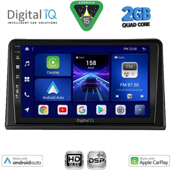 DIGITAL IQ BXC 3548_CPAA (9inc) MULTIMEDIA TABLET for RENAULT EXPRESS mod. 2020-2026