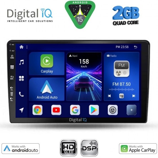DIGITAL IQ BXC 3656_CPAA (9inc) MULTIMEDIA TABLET for SSANGYONG REXTON mod. 2002-2006