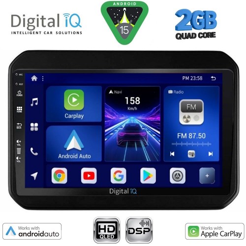 DIGITAL IQ BXC 3676_CPAA (9inc) MULTIMEDIA TABLET for SUZUKI IGNIS mod. 2016-2026