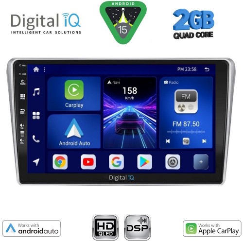 DIGITAL IQ BXC 3704SL_CPAA (9inc) MULTIMEDIA TABLET for TOYOTA AVENSIS (T25) mod. 2003-2009