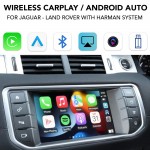 DIGITAL IQ LR 523F CPA (WIRELESS CARPLAY / ANDROID AUTO BOX with 2 CAMERA IN for JAGUAR - LAND ROVER mod. 2016-2019 with HARMAN 8" System)