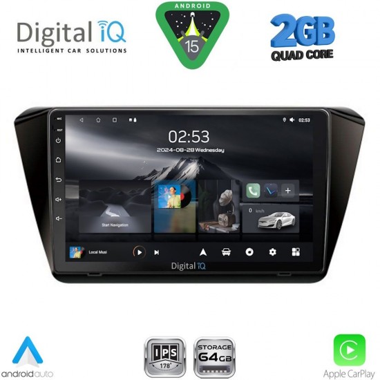 DIGITAL IQ RSD 1605_CPA (10inc) MULTIMEDIA TABLET for SKODA SUPERB mod. 2015-2024
