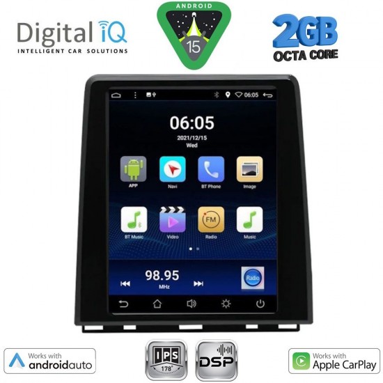 DIGITAL IQ BXF 5947_CPAA (LOW VERSION) TESLA STYLE for RENAULT CLIO - CAPTUR mod. 2019-2026