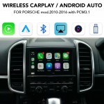 DIGITAL IQ PR 013W_CPA (WIRELESS CARPLAY / ANDROID AUTO BOX with 2 CAMERA IN for PORSCHE mod. 2010-2016 with PCM 3.1)