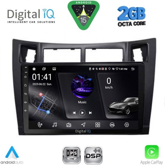 DIGITAL IQ RSF 4736BL_CPA (9inc) MULTIMEDIA TABLET for TOYOTA YARIS mod. 2006-2011 (BLACK)