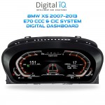 DIGITAL IQ DGU 976_DC (12.3in) DIGITAL CLUSTER for BMW X5 (E70) - X6 (E71) mod. 2007-2013 with CCC-CIC