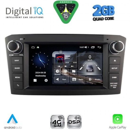 DIGITAL IQ BLF 325BL_CPA (7" DECK) MULTIMEDIA OEM for TOYOTA AVENSIS (T25) mod. 2003-2009 (BLACK)