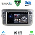 DIGITAL IQ BLF 325SL_CPA (7" DECK) MULTIMEDIA OEM for TOYOTA AVENSIS (T25) mod. 2003-2009 (SILVER)