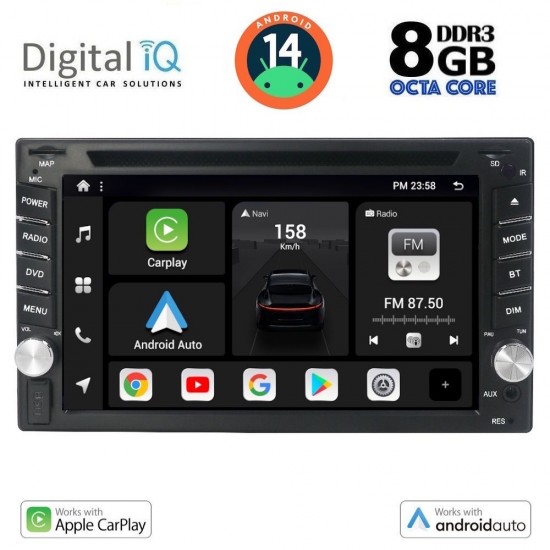 DIGITAL IQ BXF 711_CPAA (6.5'' DVD) MULTIMEDIA SYSTEM for NISSAN ALL mod. 2005-2020