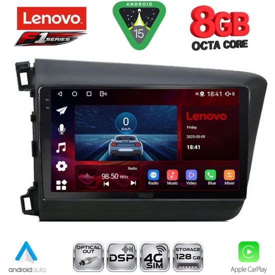 LENOVO SSR 101904D_CPA (9inc) MULTIMEDIA TABLET for HONDA CIVIC  4Doors mod. 2012-2016