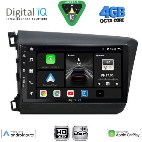 DIGITAL IQ BXF 61904D_CPAA (9inc) MULTIMEDIA TABLET for HONDA CIVIC 4Doors mod. 2012-2016