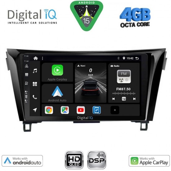 DIGITAL IQ BXF 6468_CPAA (10inc) MULTIMEDIA TABLET for NISSAN QASHQAI - XTRAIL mod. 2014-2021