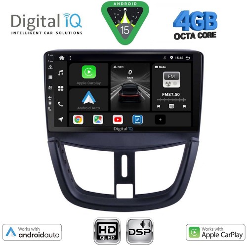 DIGITAL IQ BXF 6507_CPAA (9inc) MULTIMEDIA TABLET for PEUGEOT 207 mod. 2007-2014