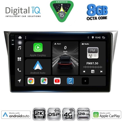 DIGITAL IQ BXF 11659_CPAA (9inc) MULTIMEDIA TABLET for SUBARU IMPREZA mod. 2002-2008