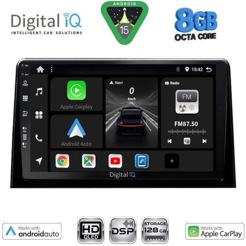 DIGITAL IQ BXF 7082_CPAA (10inc) MULTIMEDIA TABLET for CITROEN BERLINGO – OPEL COMBO – PEUGEOT PARTNER – TOYOTA PROACE mod. 2018-2026 - FIAT DOBLO mod. 2022-2026