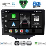 DIGITAL IQ BXF 7715_CPAA CLIMA-A/C (9inc) MULTIMEDIA TABLET for CITROEN C1-PEUGEOT 108-TOYOTA AYGO mod. 2014-2024