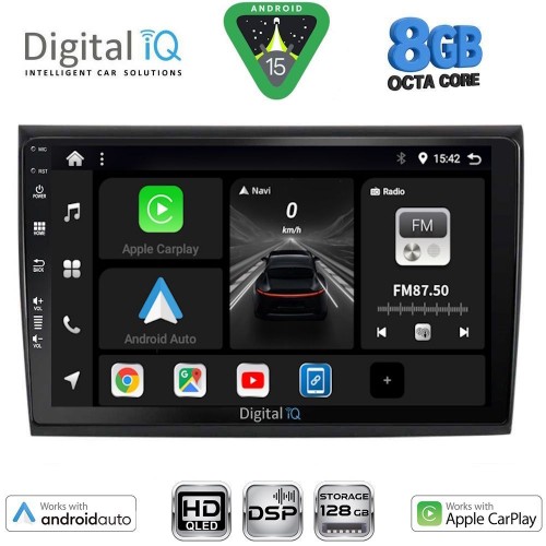 DIGITAL IQ BXF 7136_CPAA (9inc) MULTIMEDIA TABLET for FIAT BRAVO mod. 2007-2019