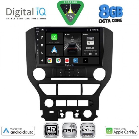 DIGITAL IQ BXF 7166_CPAA (9inc) MULTIMEDIA TABLET for FORD MUSTANG mod. 2015-2020