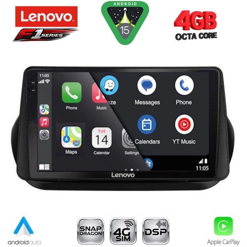 LENOVO SSQ 9142_CPA (9inc) MULTIMEDIA TABLET for CITROEN – FIAT – PEUGEOT mod. 2008-2018