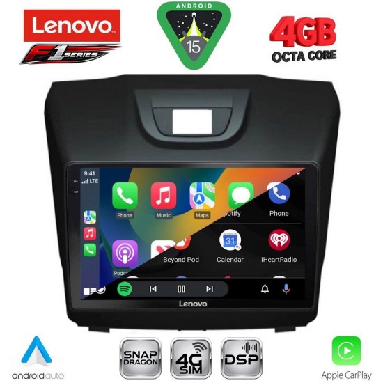 LENOVO SSQ 9255_CPA (9inc) MULTIMEDIA TABLET for ISUZU DMAX mod. 2012-2020