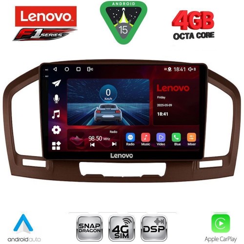 LENOVO SSQ 9491BR_CPA (9inc) MULTIMEDIA TABLET for OPEL INSIGNIA  mod.2008-2013 (BROWN)