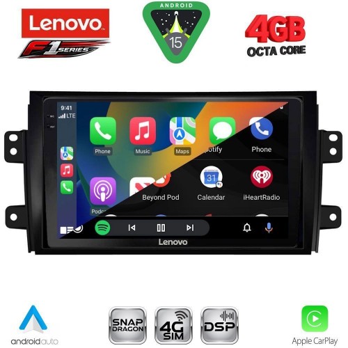 LENOVO SSQ 9688_CPA (9inc) MULTIMEDIA TABLET for FIAT SEDICI – SUZUKI SX4 mod. 2005-2013