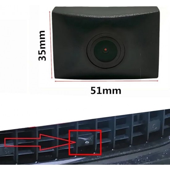 DIGITAL IQ CAMERA QS8052 (AHD-NTSC) FRONT CAMERA for AUDI Q7 mod. 2010-2015