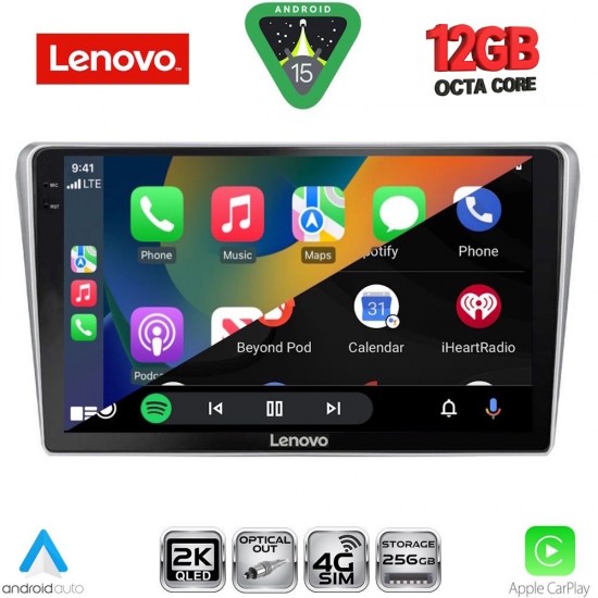 LENOVO SSZ 12704SL_CPA (9inc) MULTIMEDIA TABLET for TOYOTA AVENSIS (T25) mod. 2003-2009 (SILVER)