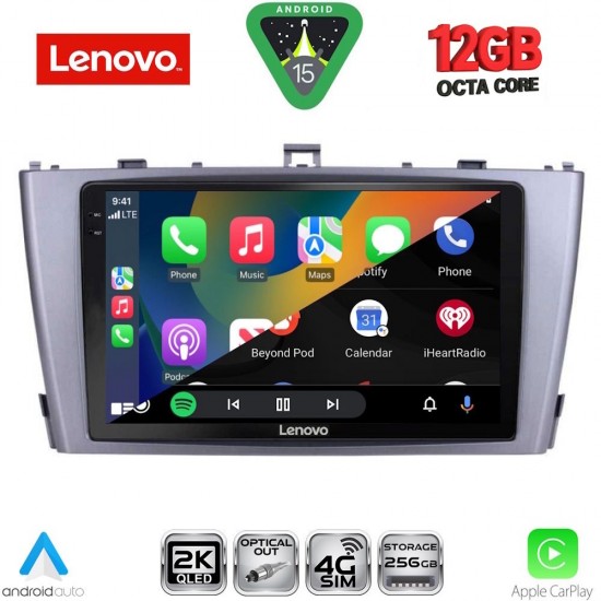 LENOVO SSZ 12705SL_CPA (9inc) MULTIMEDIA TABLET for TOYOTA AVENSIS (T27) mod. 2009-2015 (SILVER)