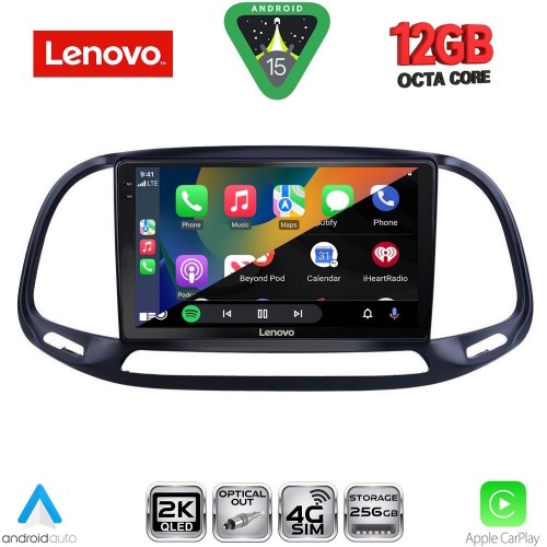 LENOVO SSZ 12138_CPA (9inc) MULTIMEDIA TABLET for FIAT DOBLO – OPEL COMBO mod. 2015-2018