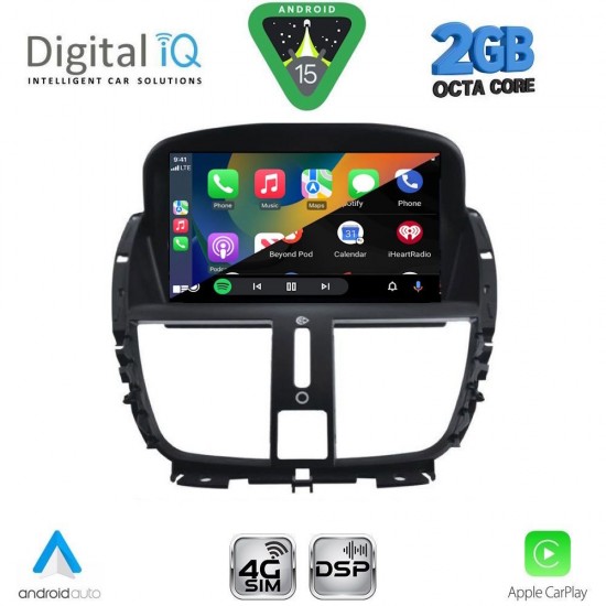 DIGITAL IQ BLF 307_CPA (7" DECK) MULTIMEDIA OEM for PEUGEOT 207 mod. 2007-2017