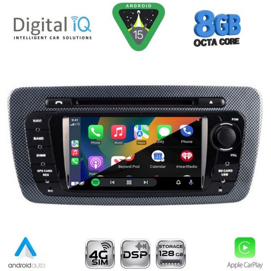 DIGITAL IQ BLM 546_CPA (7" DECK) MULTIMEDIA OEM for SEAT IBIZA mod. 2008-2015