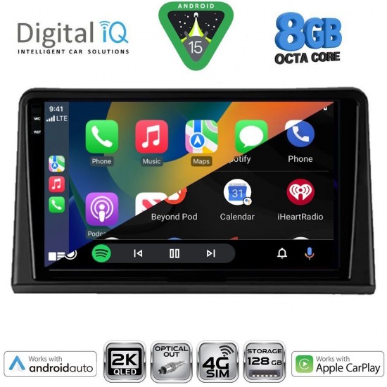 DIGITAL IQ BXK 20548_CPAA (9inc) MULTIMEDIA TABLET for RENAULT EXPRESS mod. 2020-2026