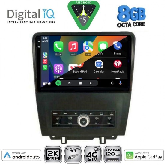 DIGITAL IQ BXK 20165_CPAA (9inc) MULTIMEDIA TABLET for FORD MUSTANG mod. 2010-2015