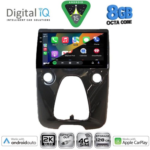 DIGITAL IQ BXK 20708_CPAA A/C (10inc) MULTIMEDIA TABLET for CITROEN C1-PEUGEOT 108-TOYOTA AYGO mod. 2014-2022