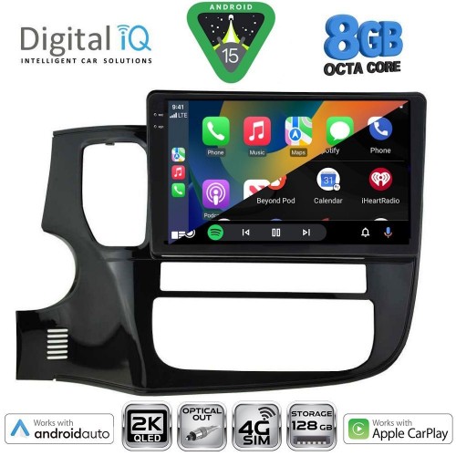 DIGITAL IQ BXK 20443_CPAA (10inc) MULTIMEDIA TABLET for MITSUBISHI OUTLANDER mod. 2013-2020