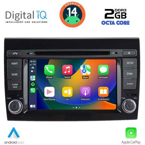 DIGITAL IQ MSF 397_CPA (7” DECK) MULTIMEDIA SYSTEM for FIAT BRAVO mod. 2007-2019