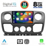 DIGITAL IQ BXF 11463_CPAA (10inc) MULTIMEDIA TABLET for NISSAN NV400 - OPEL MOVANO - RENAULT MASTER mod. 2010-2020