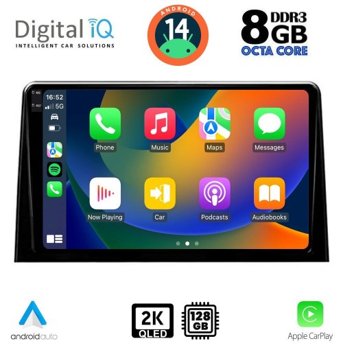 DIGITAL IQ BXF 11082_CPAA (10inc) MULTIMEDIA TABLET for CITROEN BERLINGO – OPEL COMBO – PEUGEOT PARTNER – TOYOTA PROACE mod. 2018-2026 - FIAT DOBLO mod. 2022-2026
