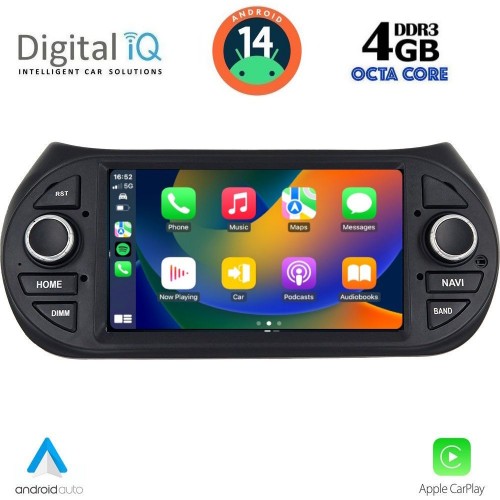 DIGITAL IQ BLG 492_CPA (7" DECK) MULTIMEDIA OEM for CT NEMO – FT FIORINO-QUBO – PG BIPPER mod. 2008-2018