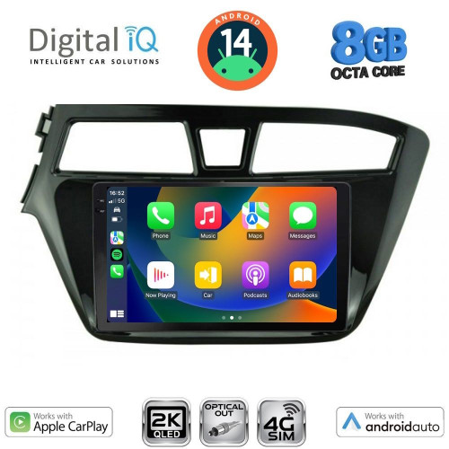 DIGITAL IQ BXK 20229_CPAA (9inc) MULTIMEDIA TABLET for HYUNDAI i20 mod. 2014-2018 DIGITAL IQ BXK 20229_CPAA (9inc) MULTIMEDIA TABLET for HYUNDAI i20 mod. 2014-2018